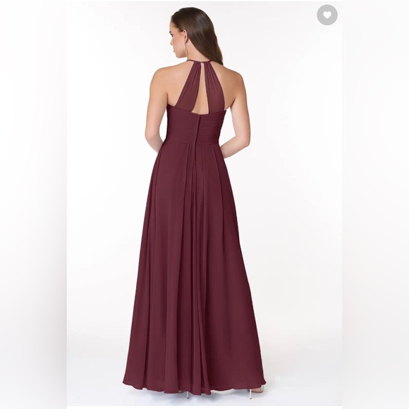 Azazie Ginger Bridesmaid Dress in Cabernet colour - Brand New with tags - Picture 5 of 6